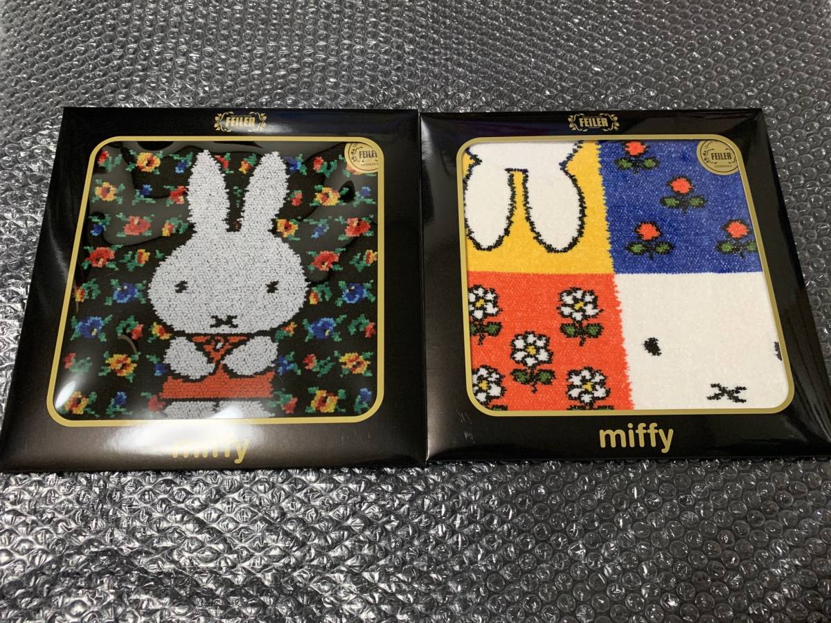 フェイラー☆ミッフィー ☆コラボ☆ハンカチ☆ミニタオル☆2枚セット☆