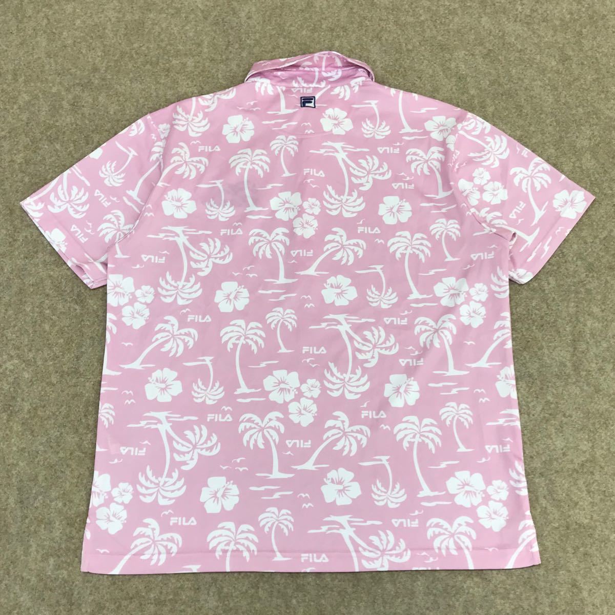 GOLF FILA メンズ 大きいサイズ 半袖 総柄 フィラゴルフ ゴルフ ゴルフウェア シャツ 大きいサイズフィラ ゴルフ&frasl;FILA モックネック GRAND-BACK グランバック GOLF(フィラゴルフ)公式通販オンライン