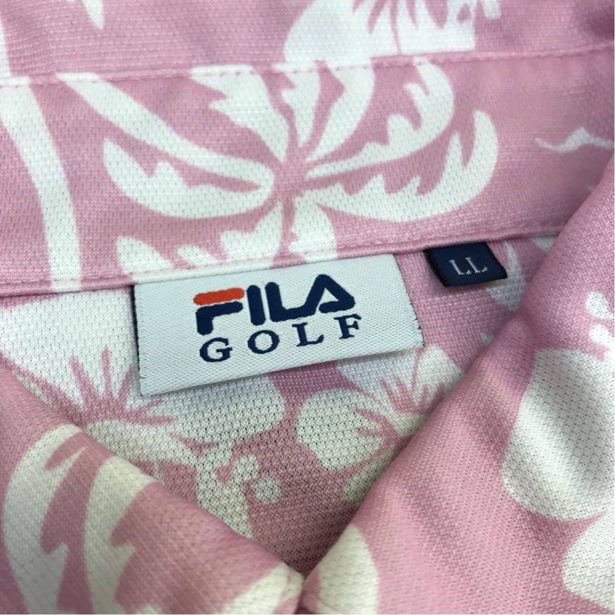 GOLF FILA メンズ 大きいサイズ 半袖 総柄 フィラゴルフ ゴルフ ゴルフウェア シャツ 大きいサイズフィラ ゴルフ&frasl;FILA モックネック GRAND-BACK グランバック GOLF(フィラゴルフ)公式通販オンライン
