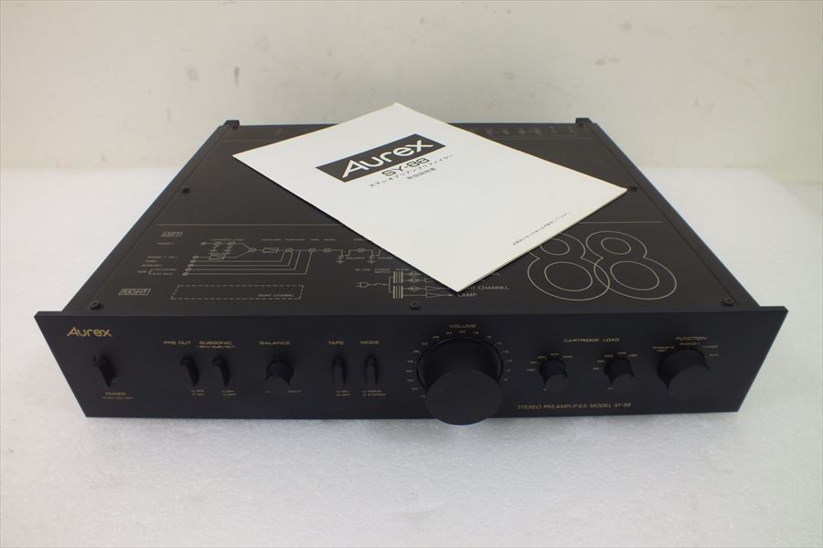 □Aurex オーレックス SY-88 ステレオプリアンプ オーディオ機器