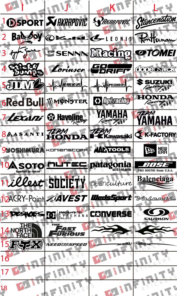 ロゴ ステッカー １セット 5枚 ドリフト 車 バイク カッティングステッカー Jdm Usdm ステッカー デカール 売買されたオークション情報 Yahooの商品情報をアーカイブ公開 オークファン Aucfan Com