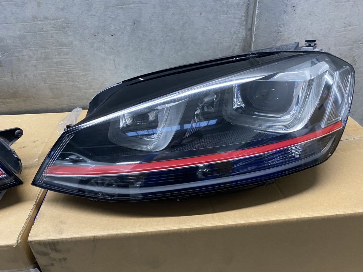 ゴルフ GTI ヘッドライト 左右 作動OK！ VW (1K) 純正 