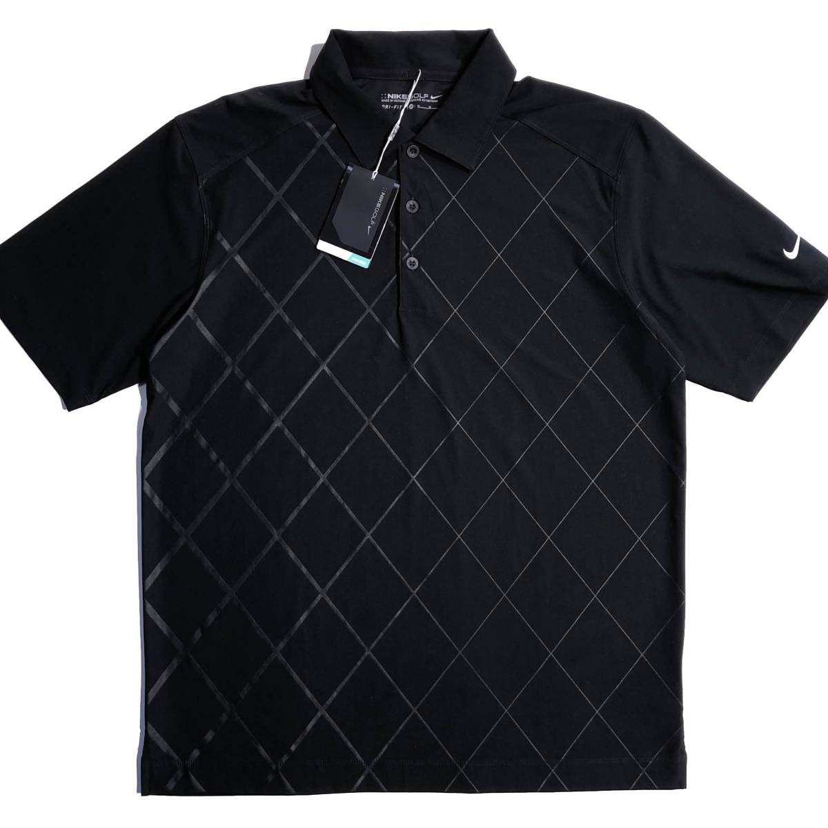 【大人気，送料無料】 タグ付き 品 NIKE GOLF ナイキ ゴルフ ダイヤ アーガイル ストレッチ ドライ 半袖 ポロシャツ M /黒 ブラック スポーツ メンズ(ナイキ)｜売買されたオークション情報、yahooの商品情報をアーカイ シャツ