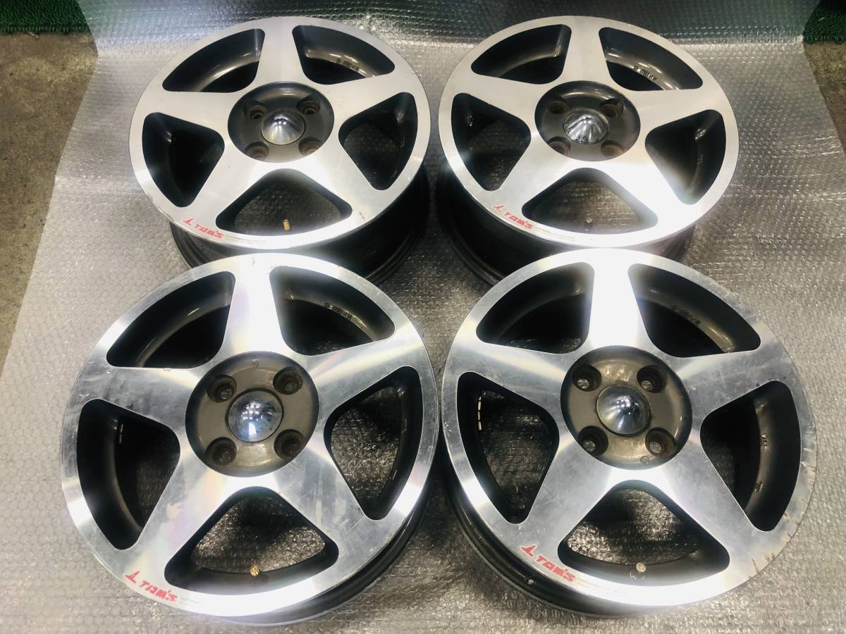 14インチ　2本セット ☆希少 絶版☆ トムス TOM'S 355T 14×5.5J +45 4H-100 4本セット RAYS