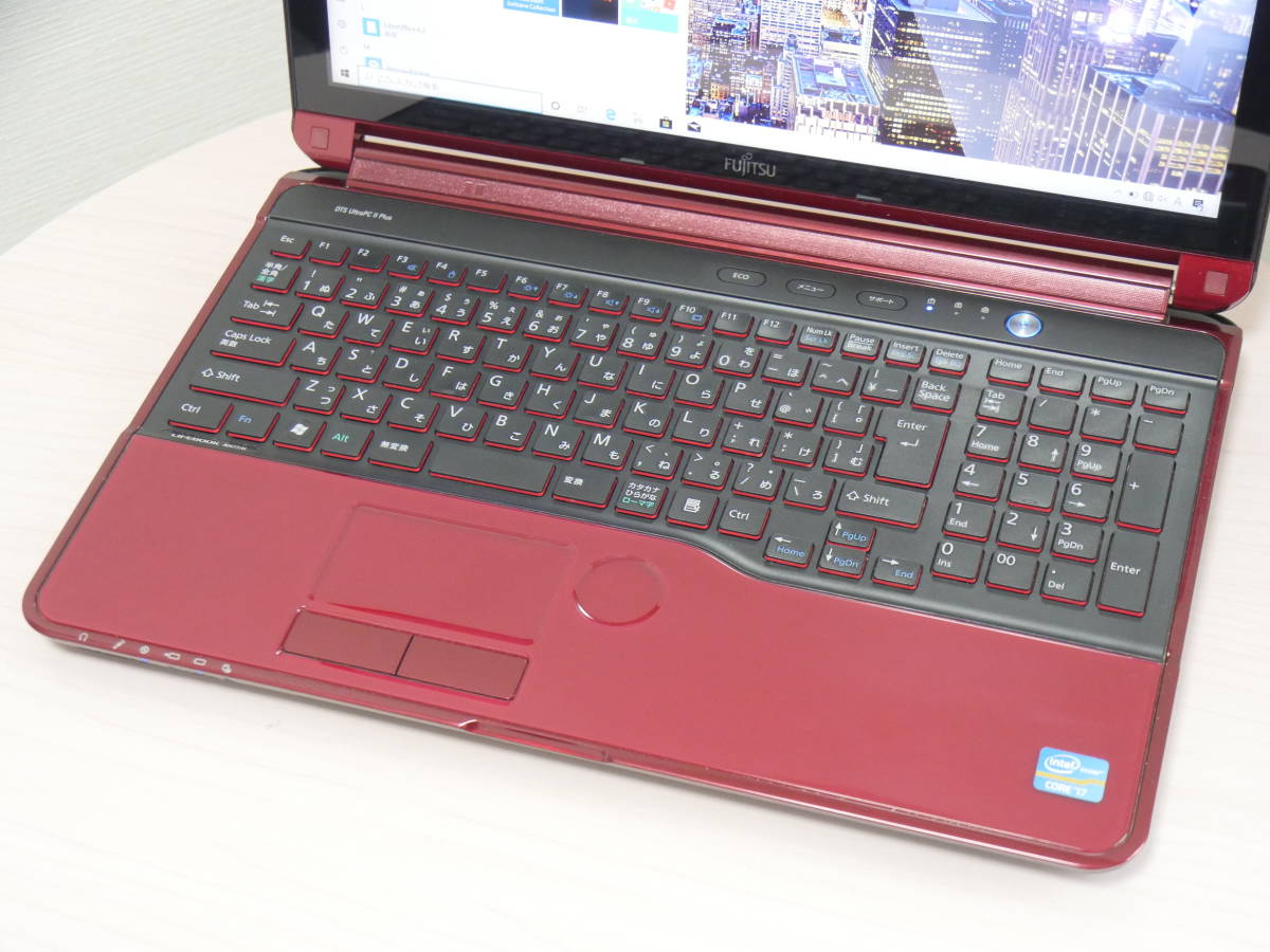 LIFEBOOK 富士通 FMVA77RRG AH77⁄R 中古パソコン : FMV 中古の通販 