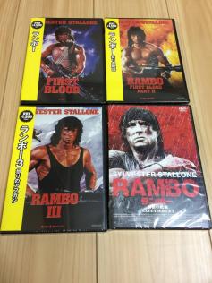 新品　4作品　ランボー　DVD　怒りの脱出　怒りのアフガン　最後の戦場 第4作は追加シーンをプラスしたエクステンデッド・カット