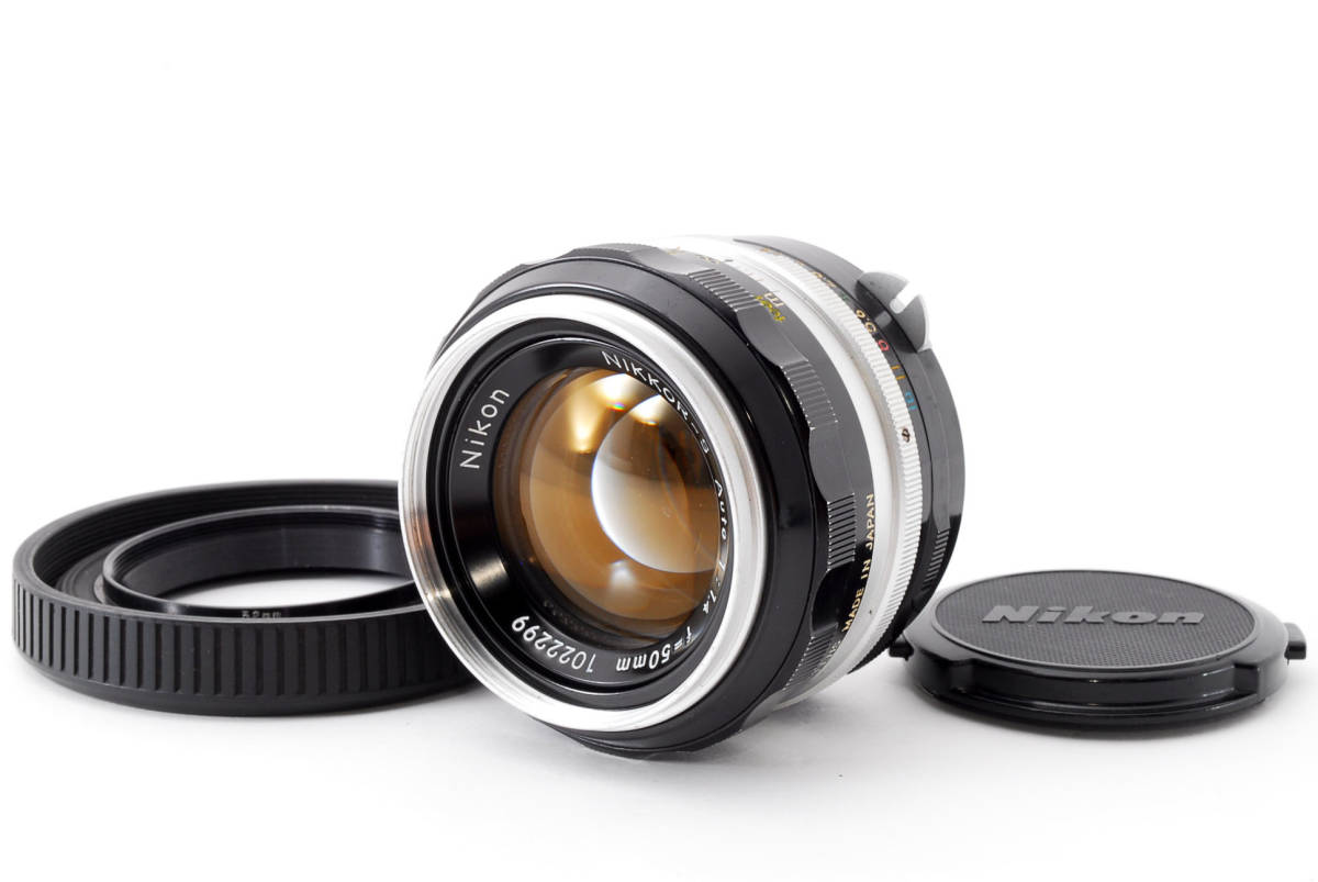 Nikon レンズ NIKKOR-S Auto 50mm F1.4 ☆一眼レフ MF マニュアル