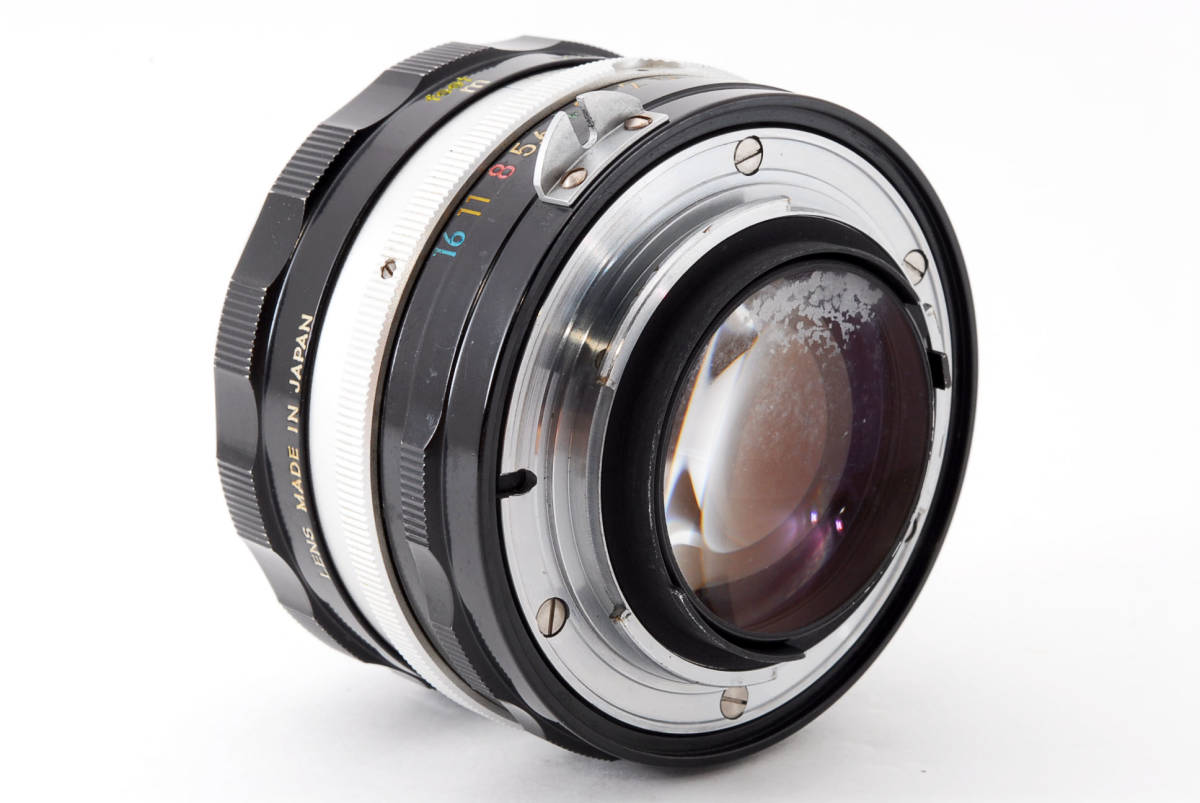 超美品 ニコン S Auto 50mm f1.4 箱付き MF レンズ H289 Nikon レンズ NIKKOR-S Auto 50mm F1.4 ☆一眼レフ MF マニュアル