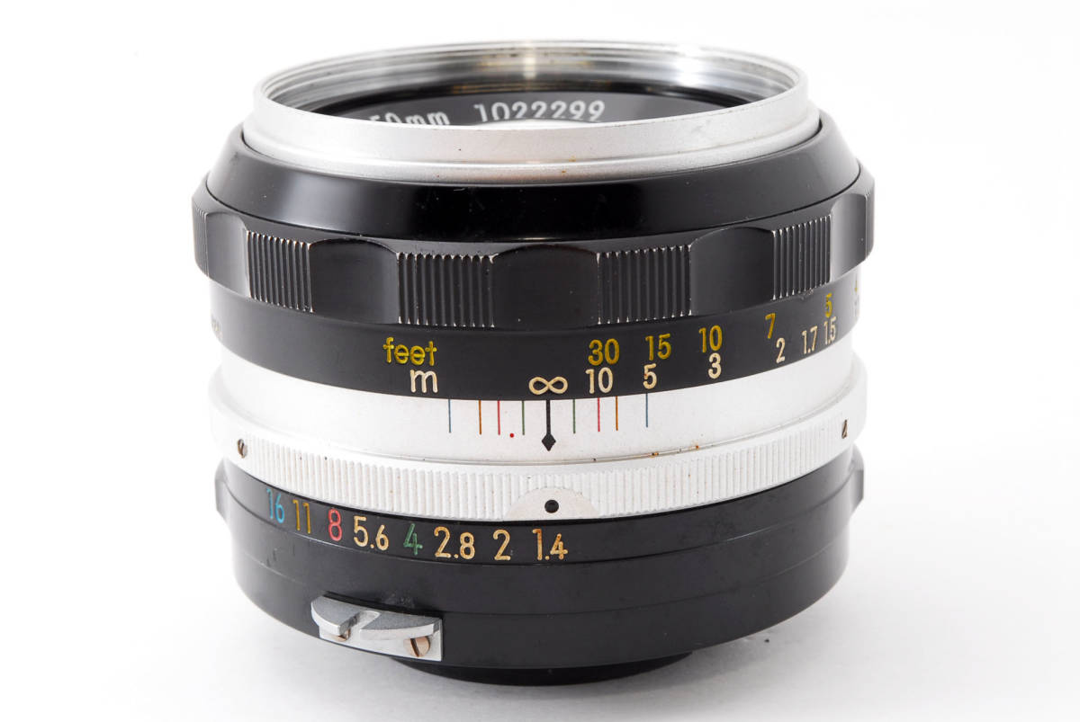 Nikon レンズ NIKKOR-S Auto 50mm F1.4 ☆一眼レフ MF マニュアル