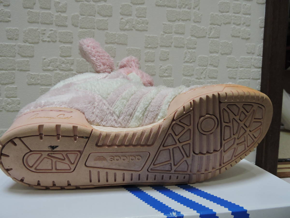 ☆adidas×JEREMY SCOTT くまスニーカー 27.5 ピンク アディダス
