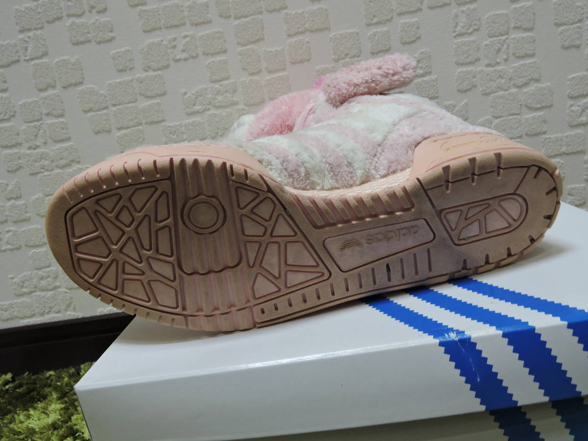 ☆adidas×JEREMY SCOTT くまスニーカー 27.5 ピンク アディダス