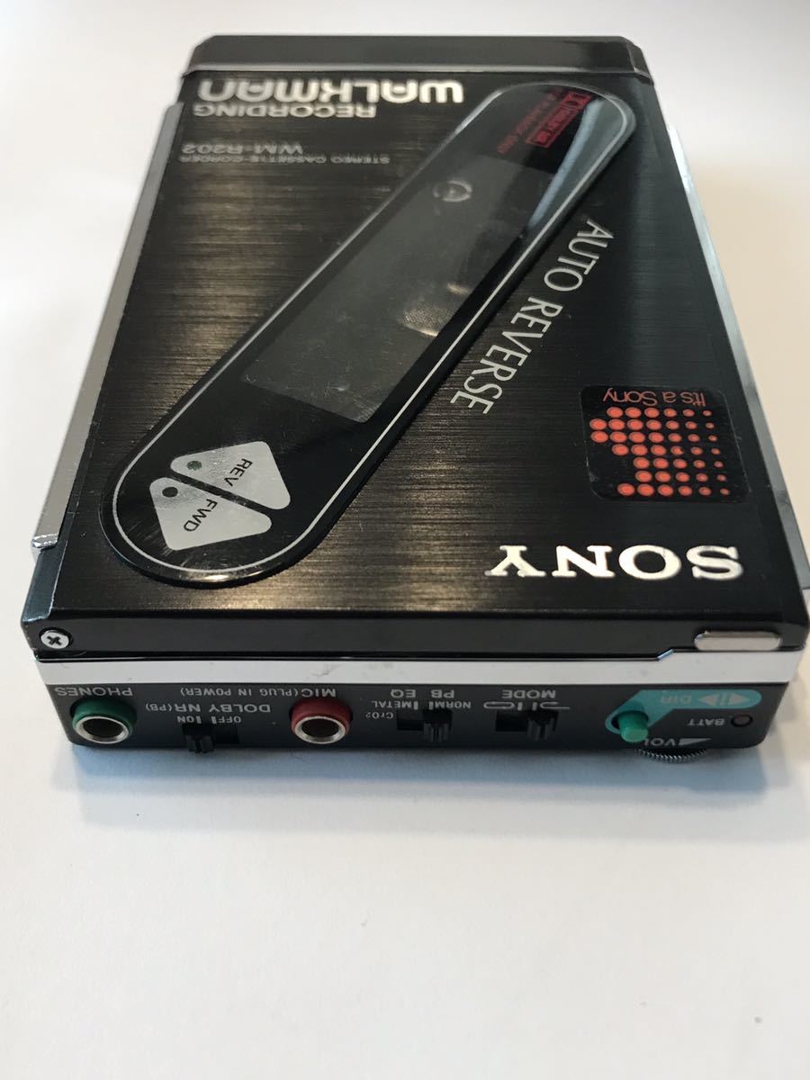 SONY カセットウォークマン WM-F202 ブラック 管90130 SONY WALKMAN WM