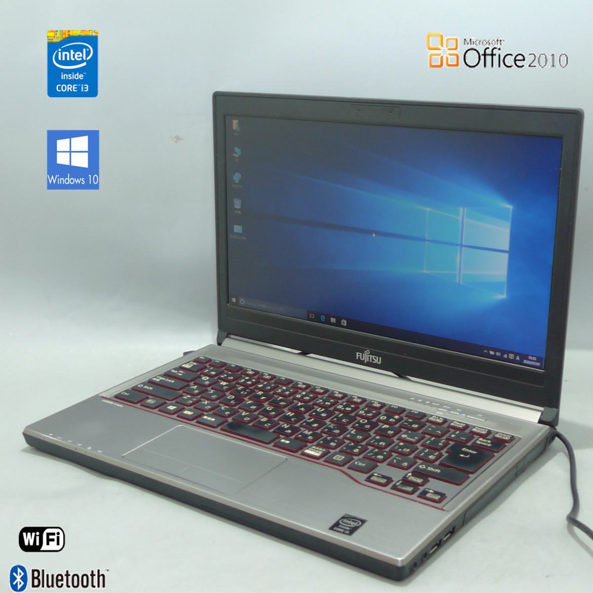 ノートPC 富士通 軽量モバイルPC E734/13.3型ワイド/MS Office 20