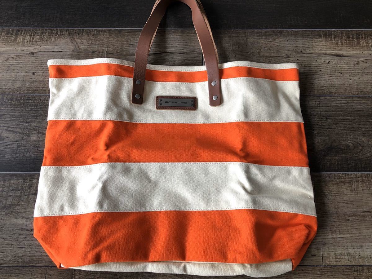 ポルシェ 純正 AHEAD キャンバス バッグ 45×34cm トートバッグ 20years 