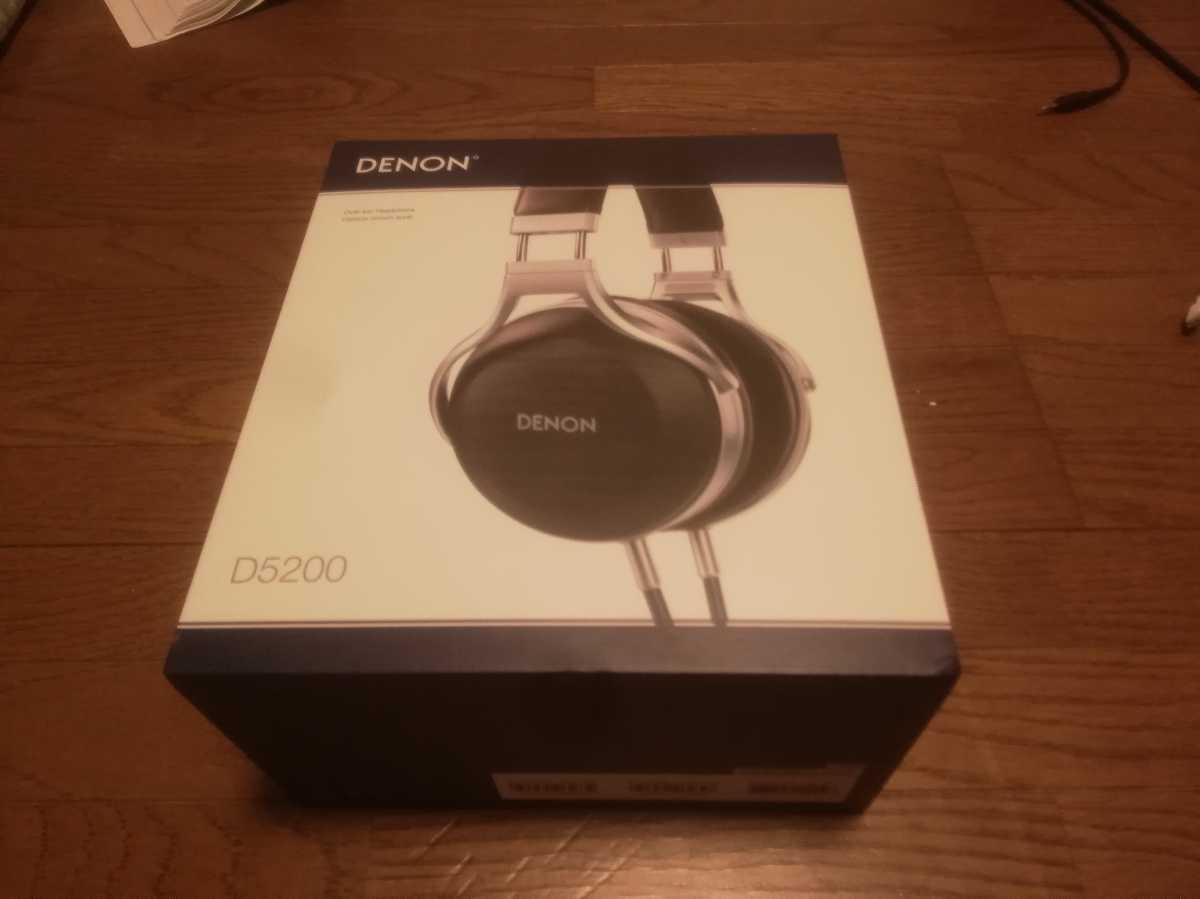 ほぼ未使用 デノン Denon AH-D5200 ah-d5200 ヘッドホン 箱と付属品付き