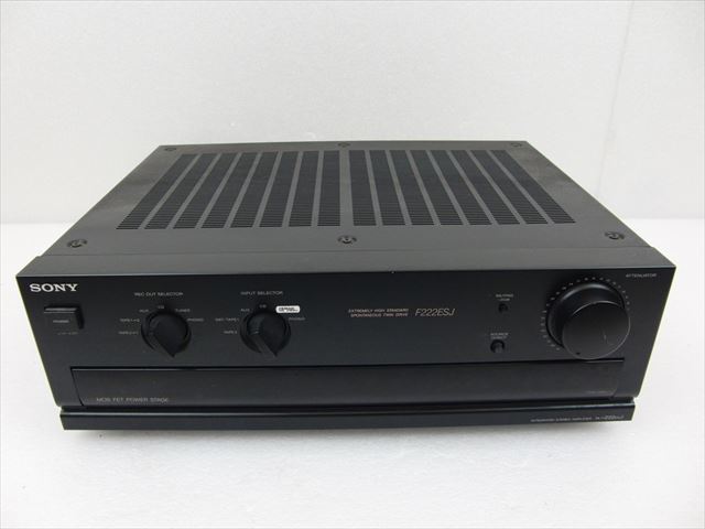 ▽SONY ソニー TA-F222ESJ アンプ 音出し確認済 現状品 中古