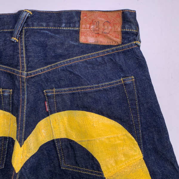 エヴィス デニム No.2 lot.2000 33×35 大黒 黄色