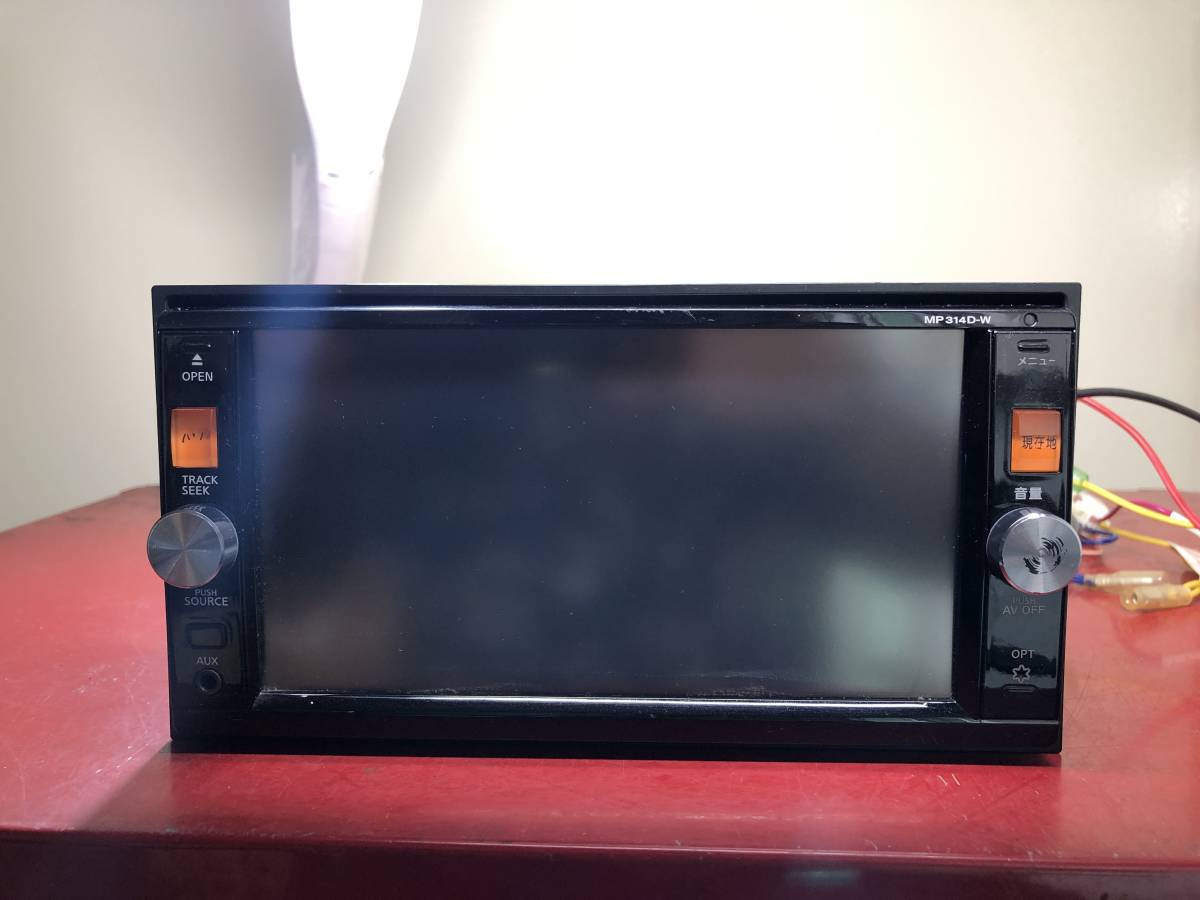 日産純正SDナビ MP314D-Wジャンク Yahoo!かんたん決済 匿名配送 自動車