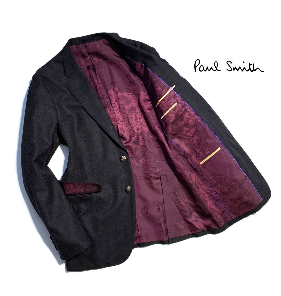 定価6万円 ポールスミス ロンドン Paul Smith LONDON 高級ベロア