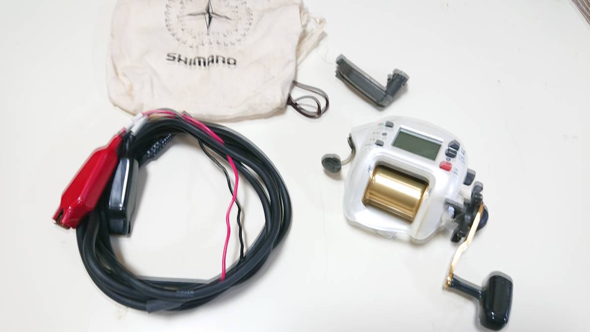  SHIMANO 電動丸 1000EV ラインローラ 取説 コード付属(シマノ)｜売買されたオークション情報、yahooの商品情報をアーカイブ公開 - オークファン 電動