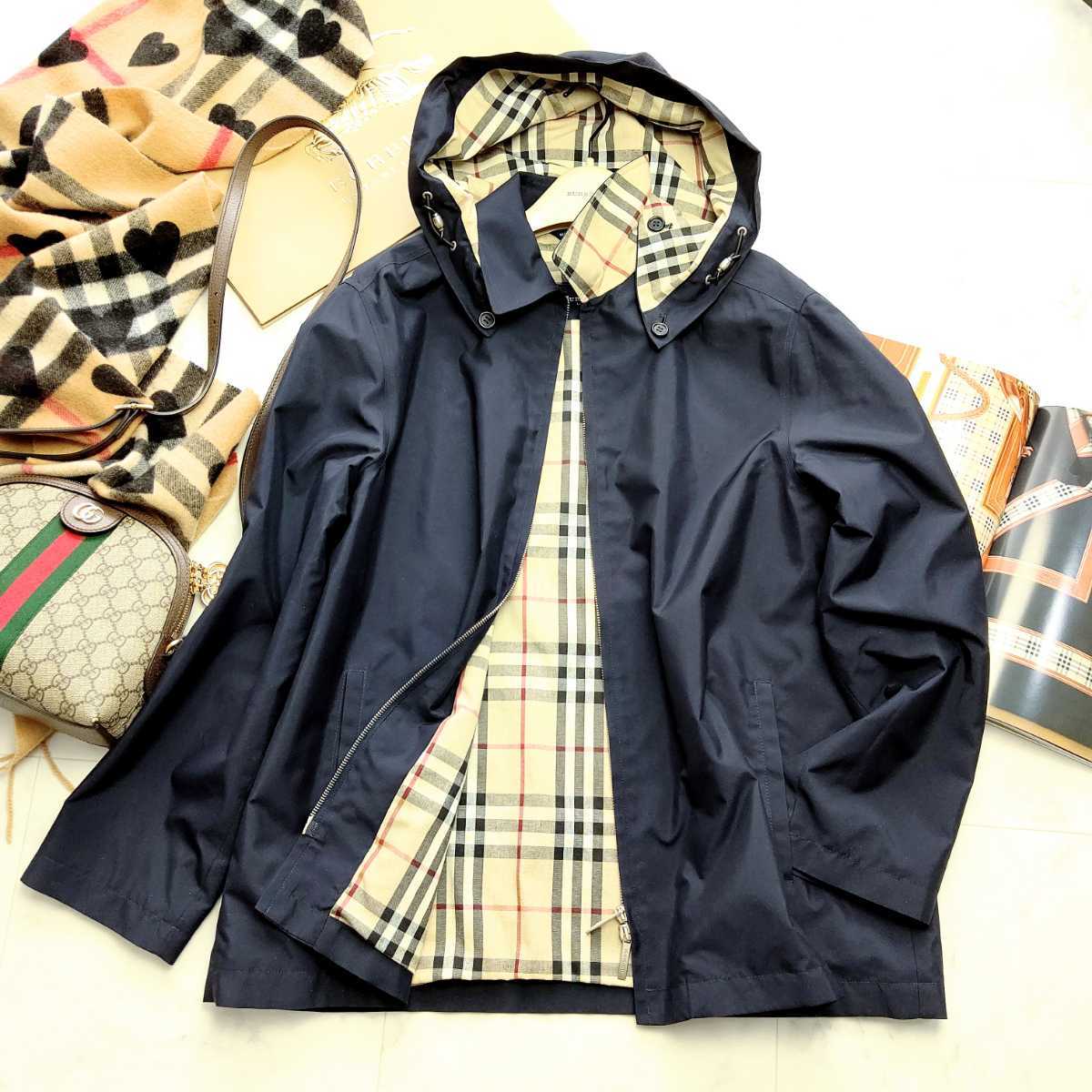 大きいサイズ BURBERRY バーバリー ロンドン フード付きコート 