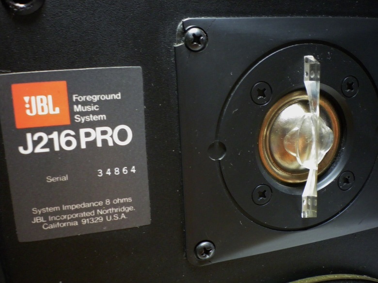 ロ*2様 JBL J216PRO 2ウェイスピーカー ペア JBLJ216PRO2Way