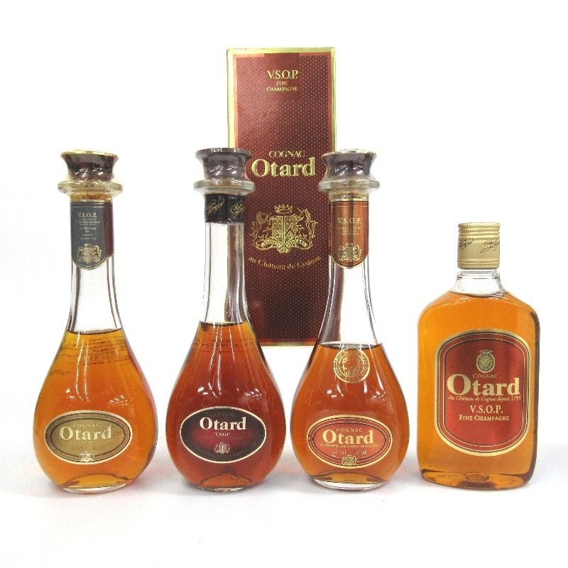 オタール VSOP ハーフボトル 4本セット 350/500ml - Yahoo!オークション 「オタール バロンオタール vsopの通販 Q3368