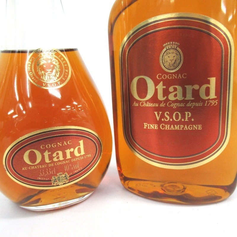 オタール VSOP ハーフボトル 4本セット 350/500ml - Yahoo!オークション 「オタール バロンオタール vsopの通販 Q3368