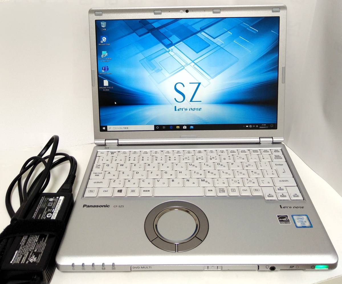 ◇◇ 1円～ Panasonic CF-SZ5 累積使用690時間 Core-i5 2.4GHz SSD