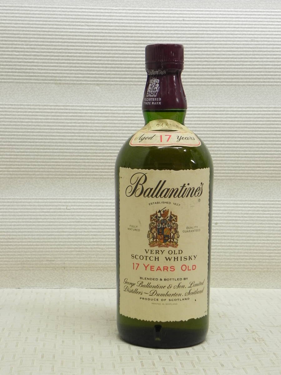 未開栓・古酒　バランタイン 17年 特級 明治屋 750ml 43% p143 スコッチウイスキー バランタイン 17年 760ml 未開栓 ◇ 43度