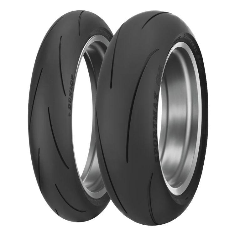 ダンロップ Q4 前後セット 120/70ZR17 ， 190/55ZR17 DUNLOP SPORTMAX