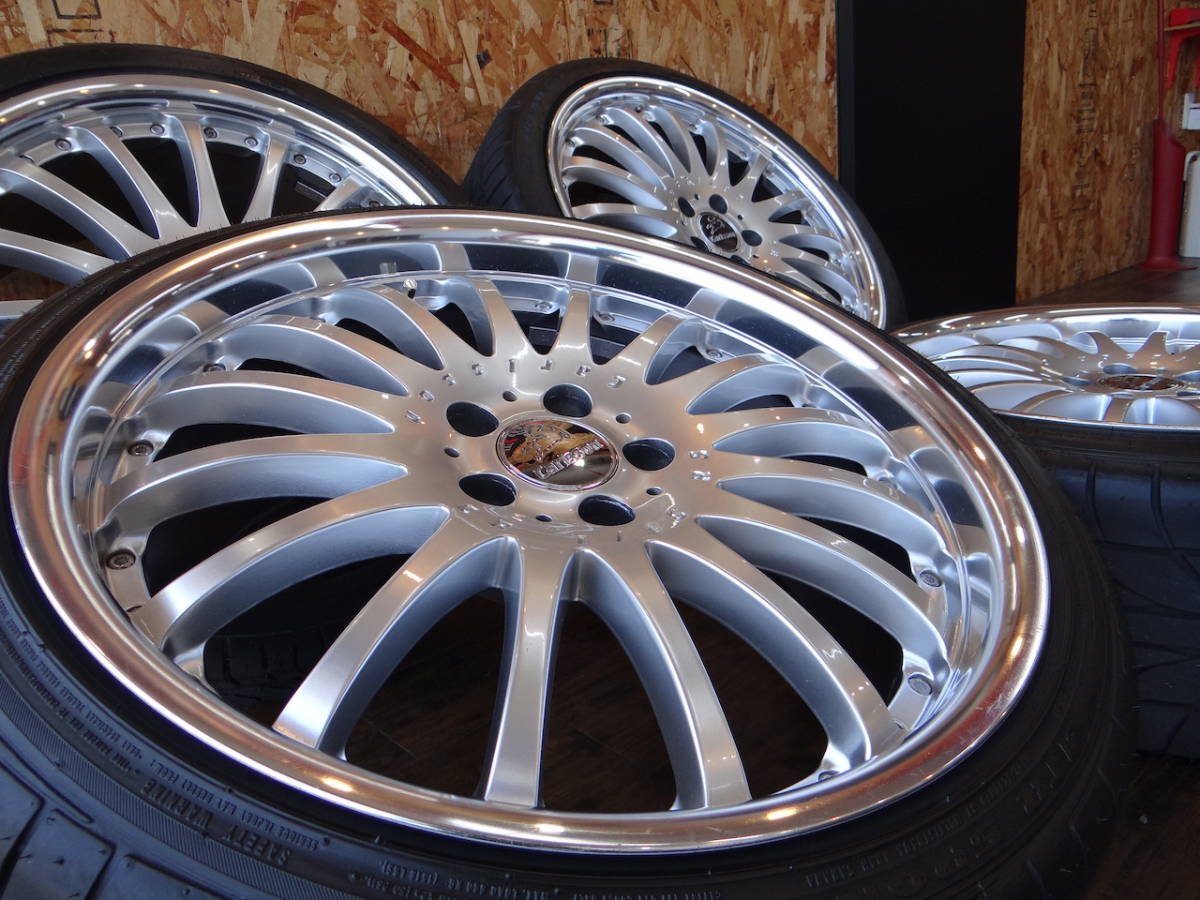 カールソン 1/16 RS BE 20×8.5J+40/9.5J+40 114.3/5H クラウン/マークX 