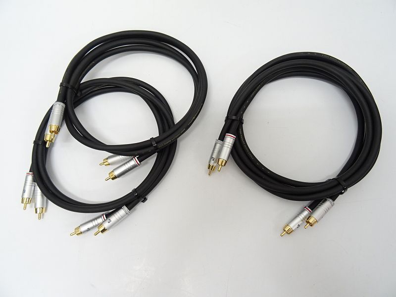 LUXMAN JPR-100 RCAオーディオケーブル 1m 金メッキコネクタ Aランク