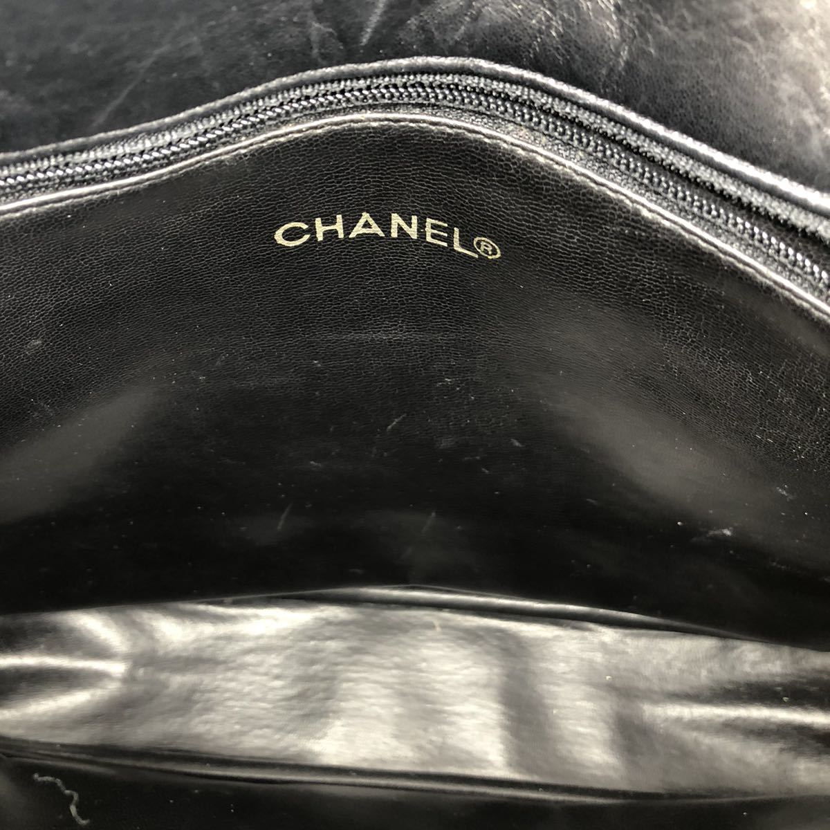 Y11018 CHANEL シャネル マトラッセ ラムスキン ショルダーバッグ 