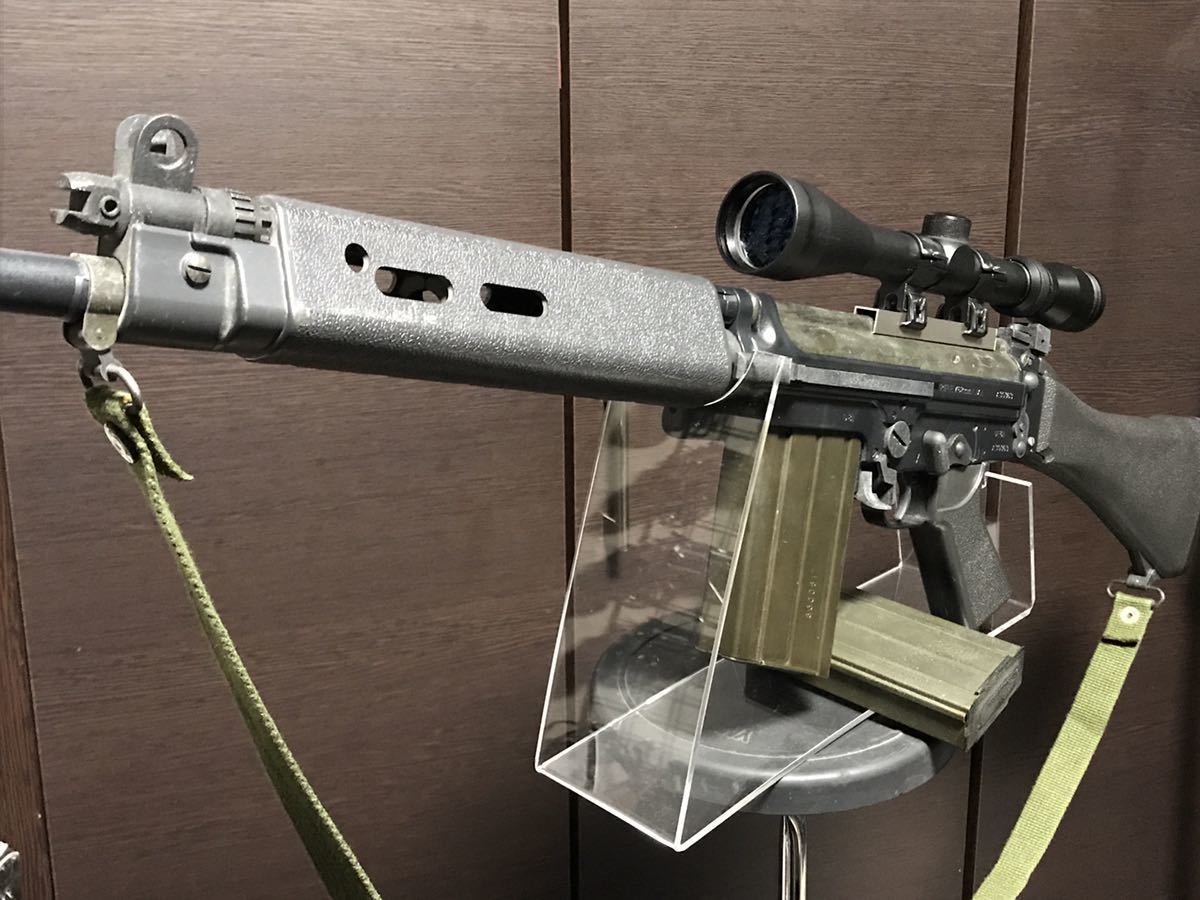 希少 JAC FN FAL L1A1 BV式フルオート 作動快調 予備マガジン スコープ