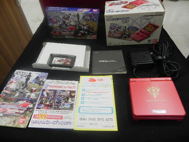 激安大特価，SALE 〇1000円 レア 極 ゲームボーイ アドバンスSP 本体 シャア専用カラー SDガンダム ジージェネレーションアドバンス GBASP BANDAI(本体)｜売買されたオークション情報、yahooの商品情報をアーカイブ 本体