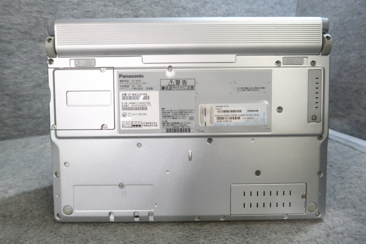 Panasonic CF-NX2JDHYS Core i5-3320M 2.6GHz 4GB ノート ジャンク
