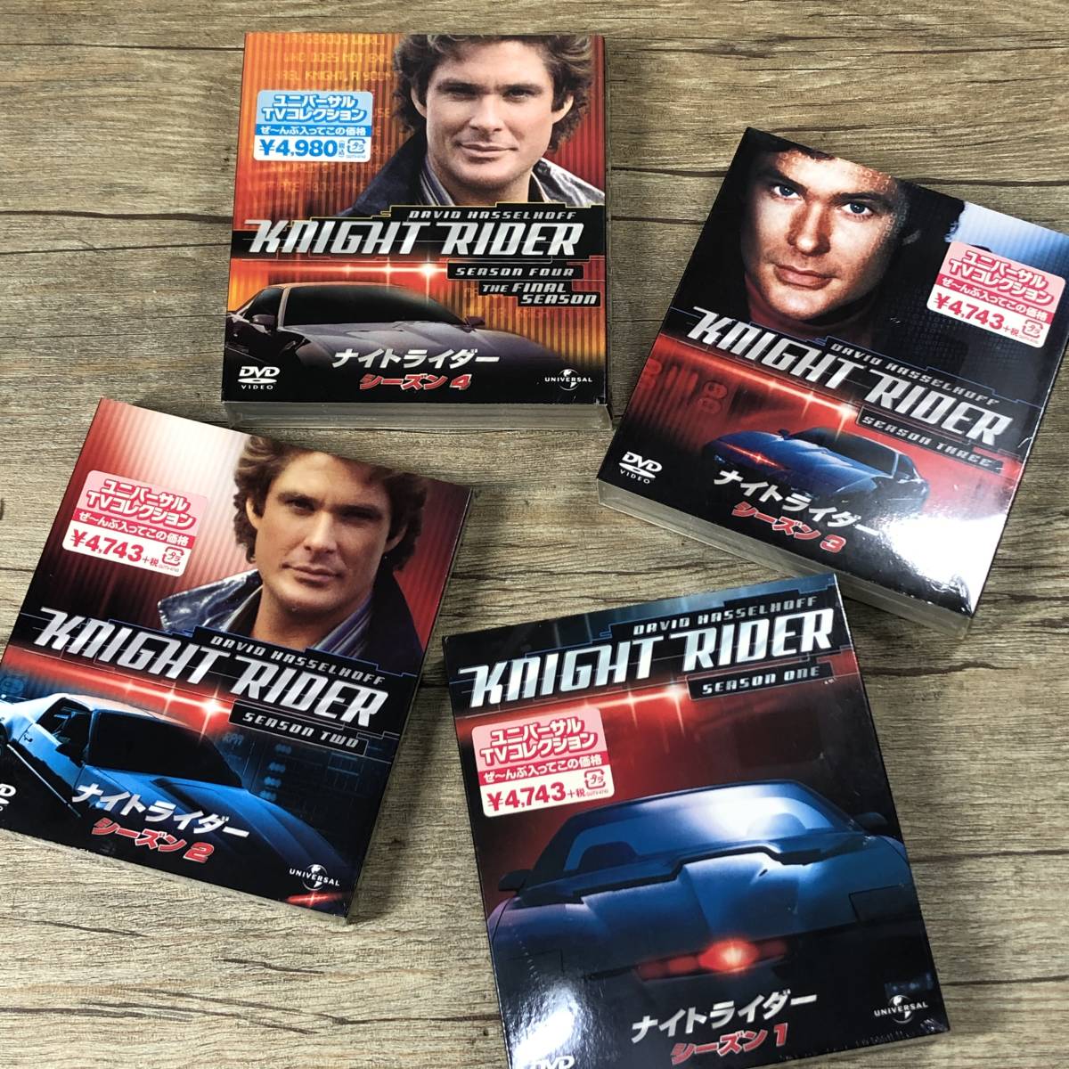 未開封 DVD ナイトライダー バリューパック シーズン1-4 セット 全4