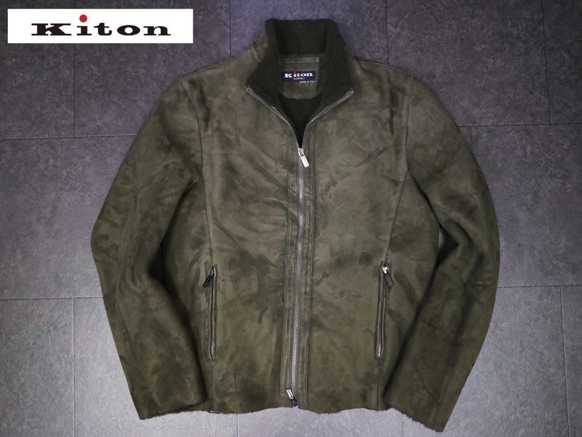 kiton キートン　105万　新品最高級ムートンジャケット - kiton 2026年最新Yahoo!オークション コート」の落札相場・落札価格 「キートン メルカリ