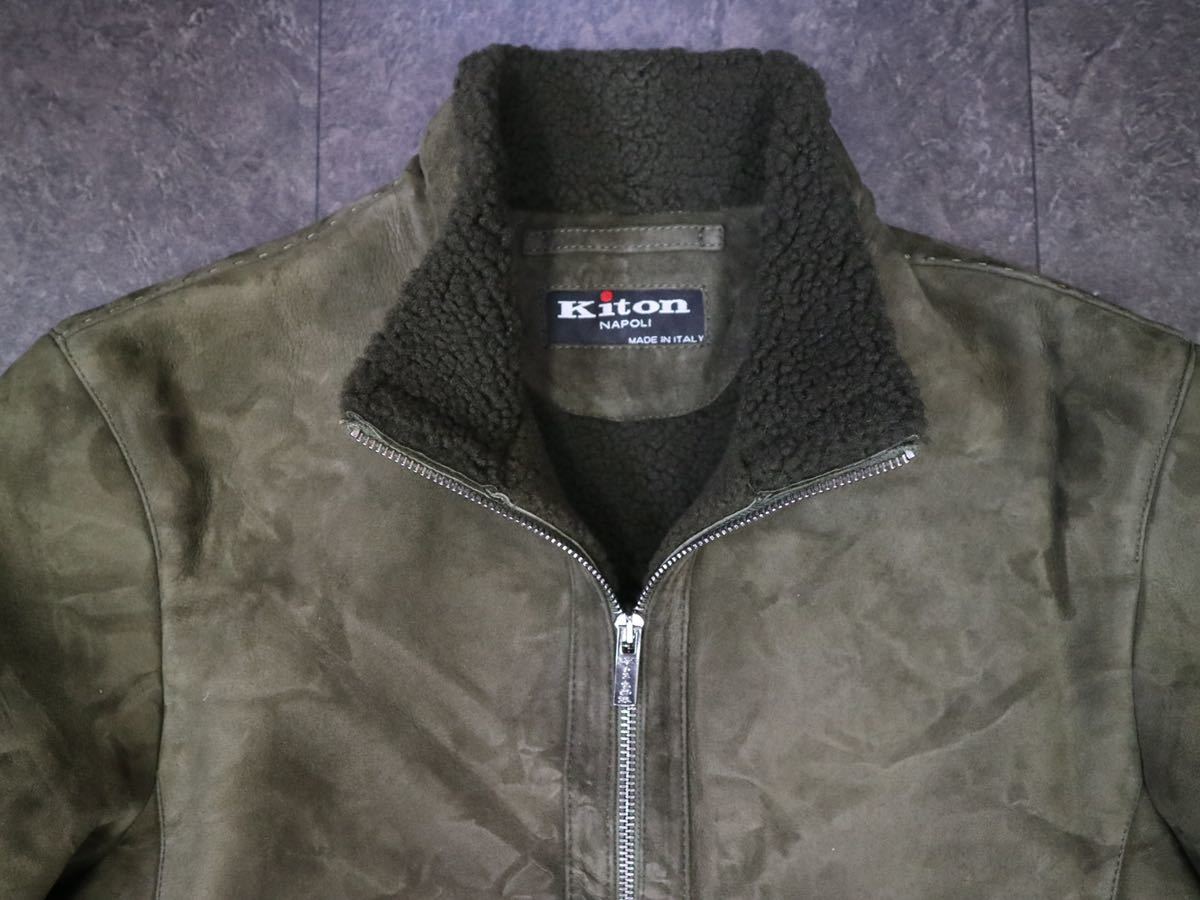 kiton キートン　105万　新品最高級ムートンジャケット - kiton 2026年最新Yahoo!オークション コート」の落札相場・落札価格 「キートン メルカリ