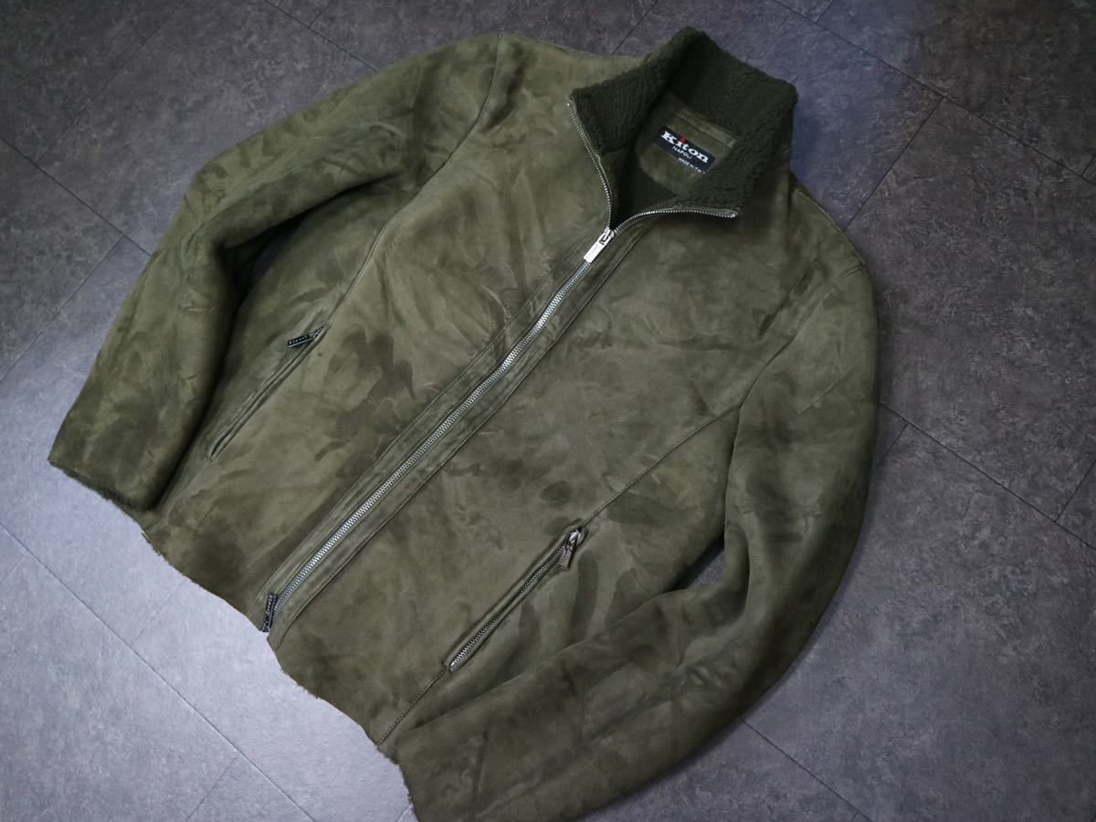 kiton キートン　105万　新品最高級ムートンジャケット - kiton 2026年最新Yahoo!オークション コート」の落札相場・落札価格 「キートン メルカリ