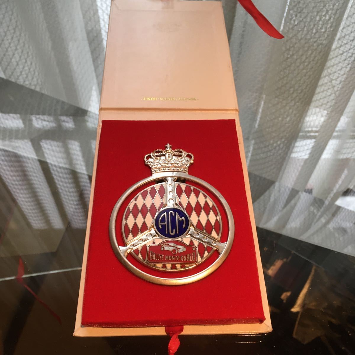 カーバッジ Badge MONACO モンテカルロラリー グリルバッジ ミニ 0 