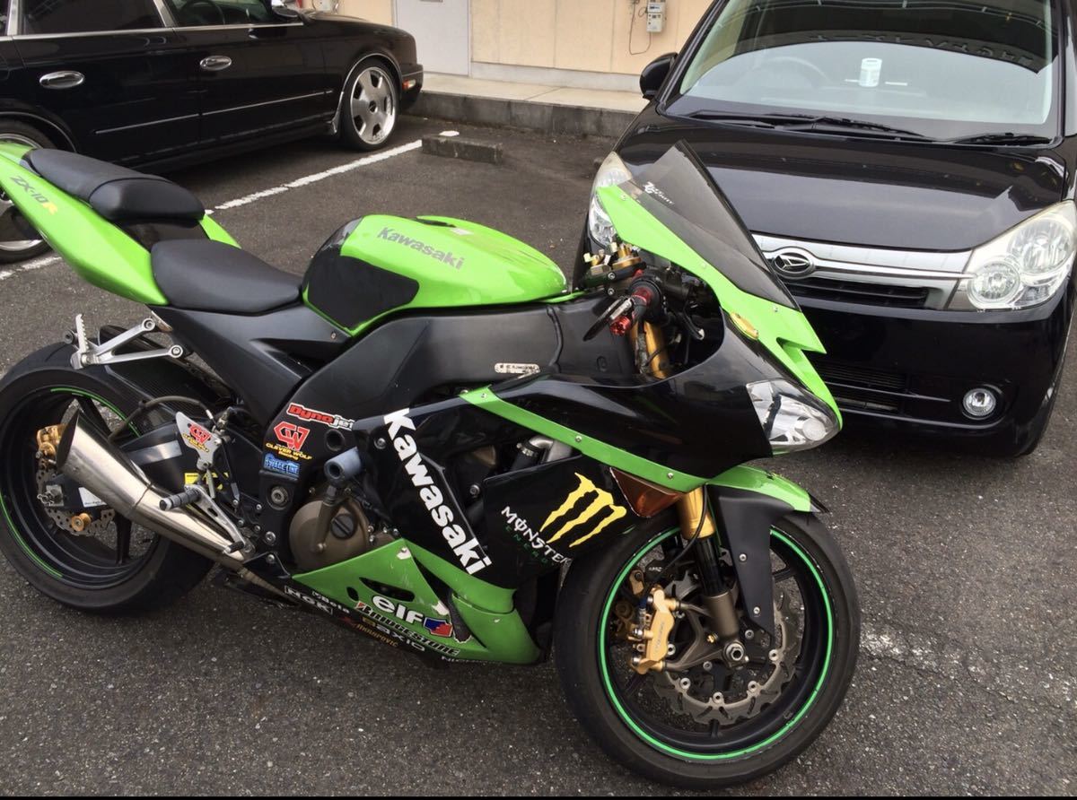 ZX-10R C型 ワンオフ マフラー オオニシヒートマジック フルエキ 爆音
