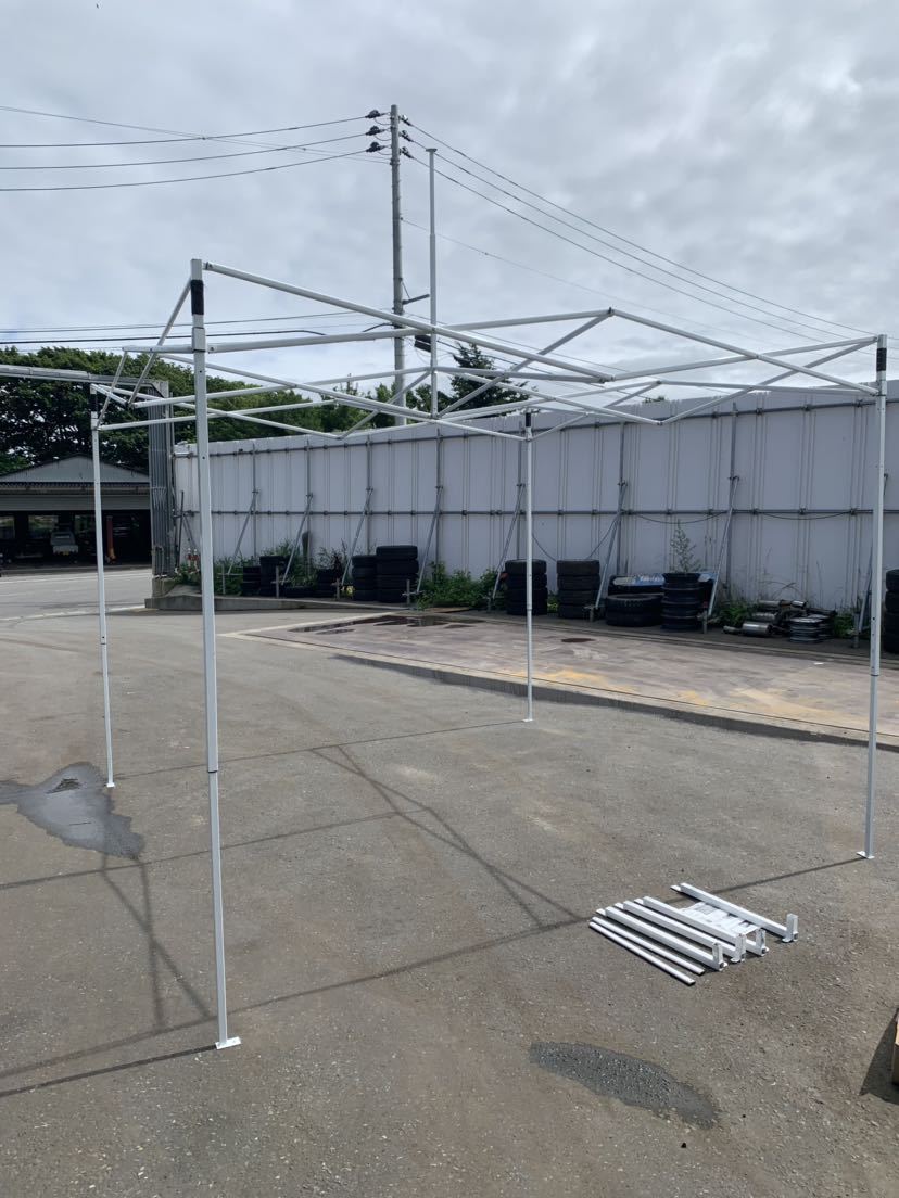  タープ テント 3m&times;3m オーニング付き アウトドア(テント、タープ)｜売買されたオークション情報、yahooの商品情報をアーカイブ公開 - オークファン その他