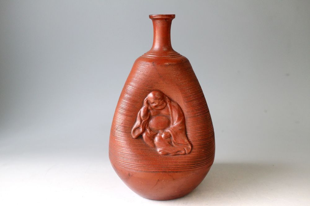  幻 古備前人形徳利 布袋 H24.5cm 江戸時代 蔵出し B101(酒器)｜売買されたオークション情報、yahooの商品情報をアーカイブ公開 - オークファン 備前