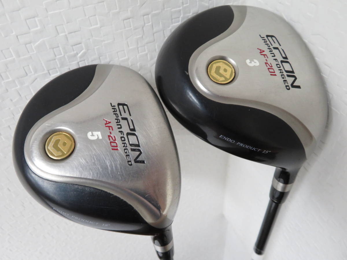 最安値，100%新品 どこま も攻め続けられる悦び エポン EPON AF-201 3W 5W 2本SET LOOP prototype::FW SIX 税込 3294 3300(フェアウェイウッド)｜売買されたオークション情報、yahooの商品情報をアーカイブ公開 - オークファン 男性右きき用