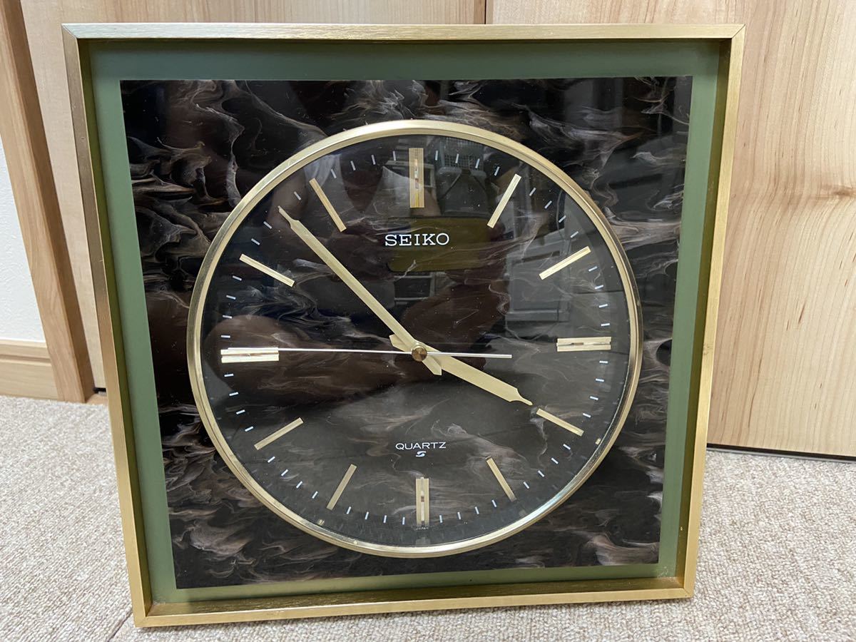 セイコー 昭和レトロ 壁掛け時計 - SEIKO レトロ 掛け時計 QUARTZ 