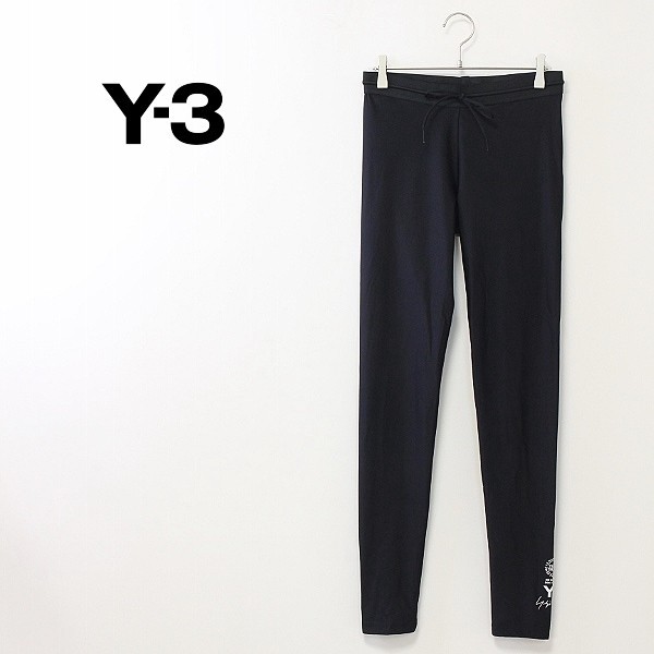 ◆Y-3 adidas×YOHJI YAMAMOTO/アディダス×ヨウジヤマモト W LEGGING STRT CY8462 レギンス スパッツ ボトム ブラック S/165/64Y