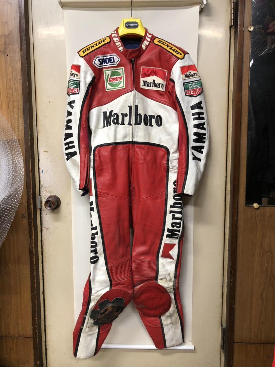 レーシングスーツ 革ツナギ マルボロ ヤマハ Yahoo!オークション