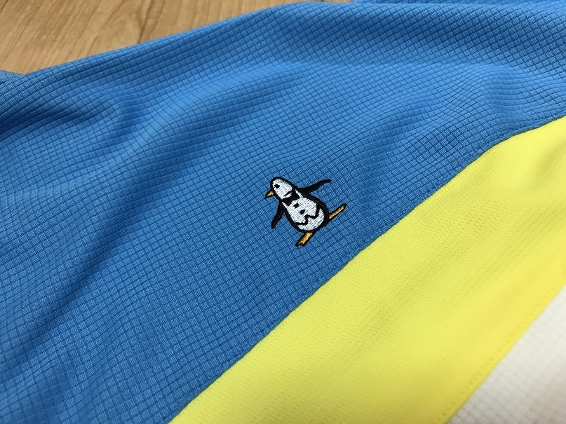 マンシングウェア Munsingwear MUNSINGWEAR ストレッチ 半袖ポロシャツ MUNSING WEAR 半袖 ポロシャツ NIR -デサントストア SUNSCREEN 新品タグ付 L メンズ ロゴジャカード半袖ポロシャツ(半袖シャツ・ポロシャツ